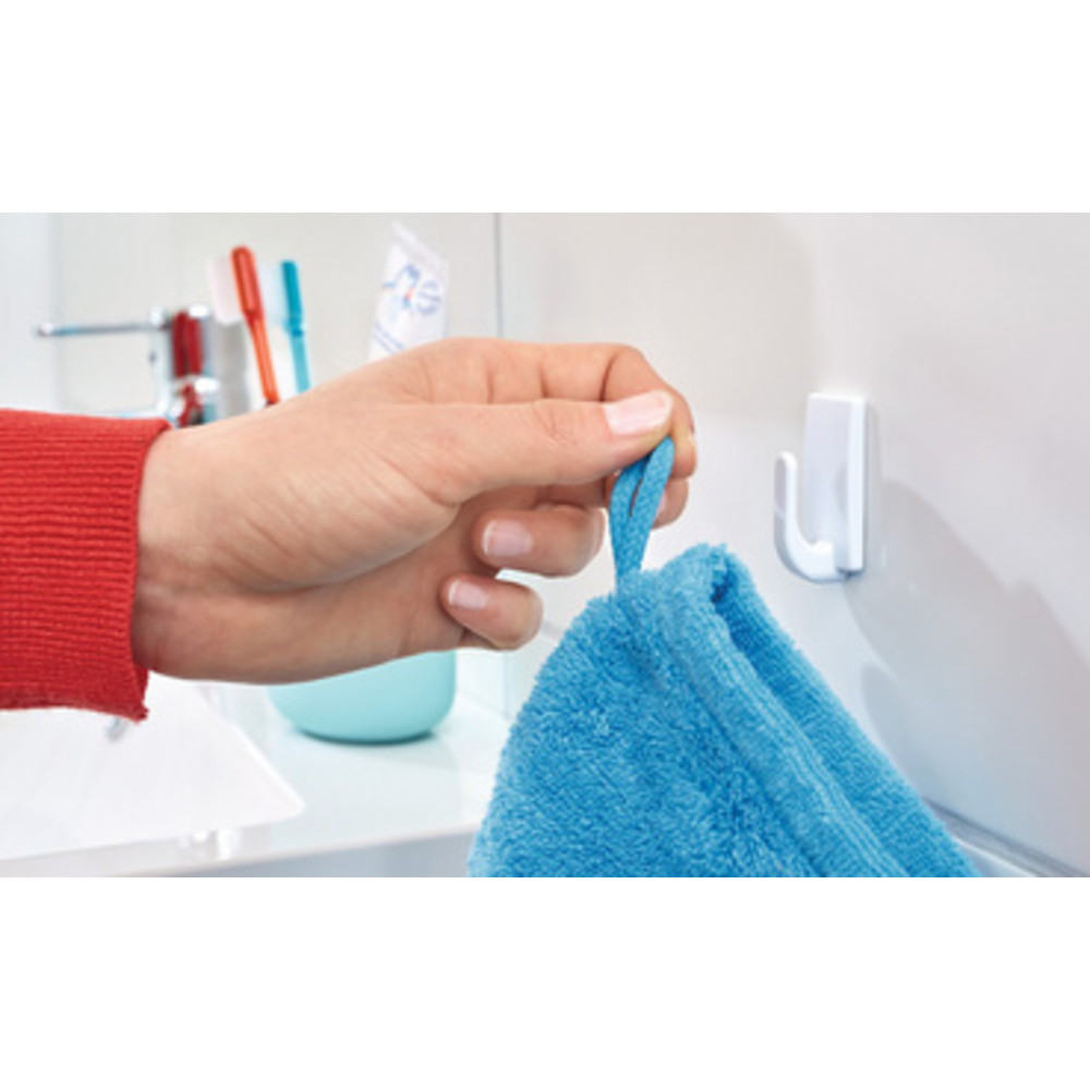 Powerstrips Crochet adhésif SMALL classic, blanc