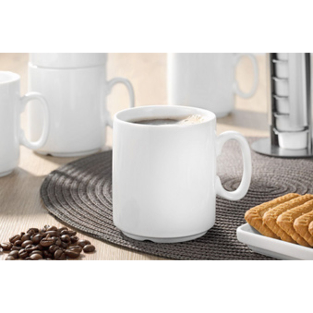 ESMEYER Tasse  caf 'Diane', set de 6, blanc