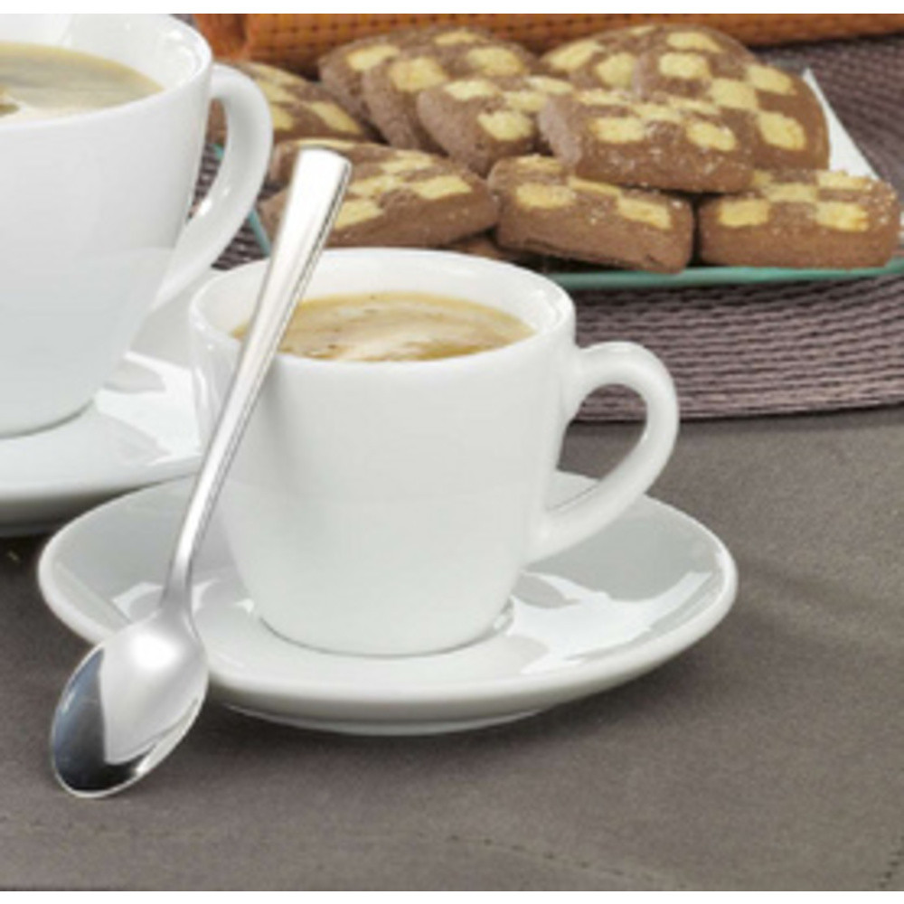 Cuillère espresso 'Stockholm', en acier inoxydable