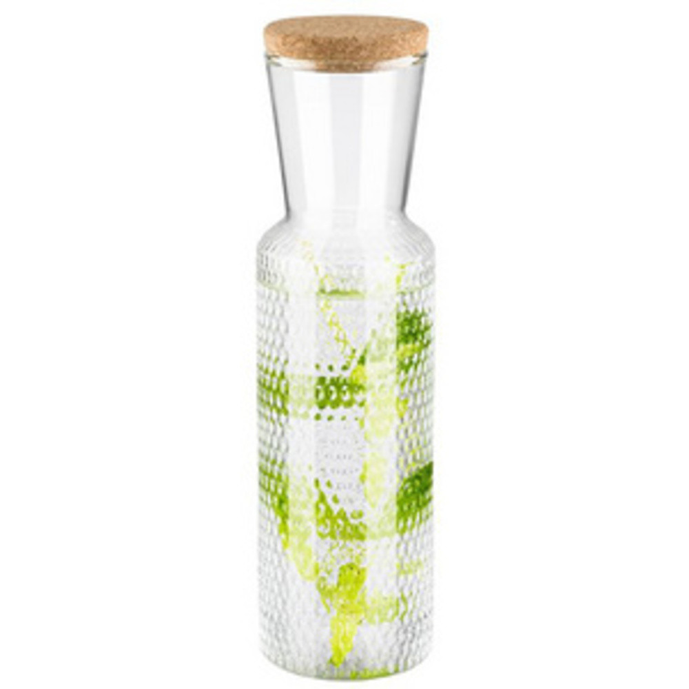 Carafe en verre DOTS, 0,9 litre, transparent