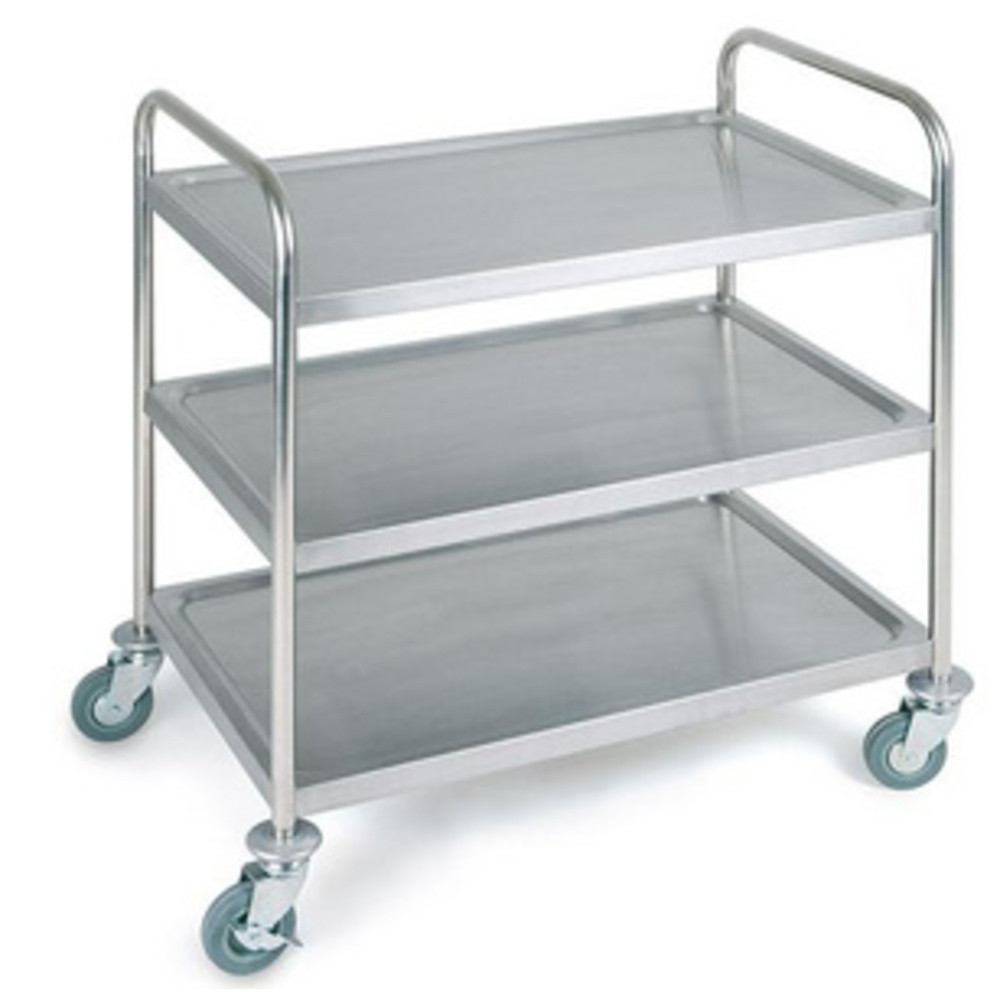 Chariot de service et de transport STEADY, 3 plateaux