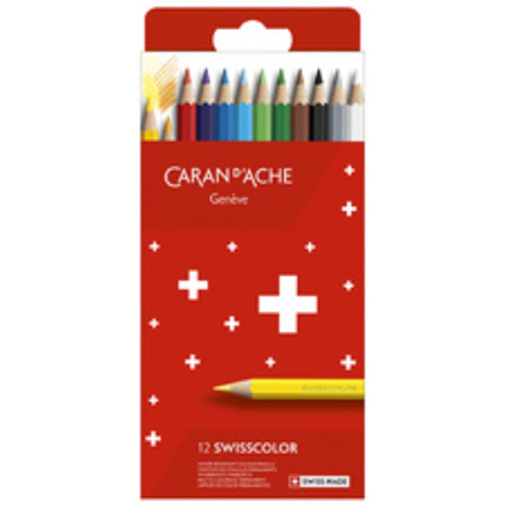 Crayons de couleur SWISSCOLOR étui carton de