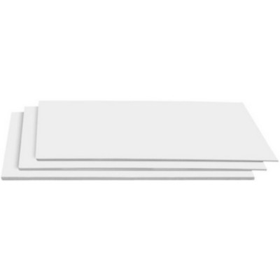 Carton plume en mousse, (L)210 x (P)297 mm, blanc