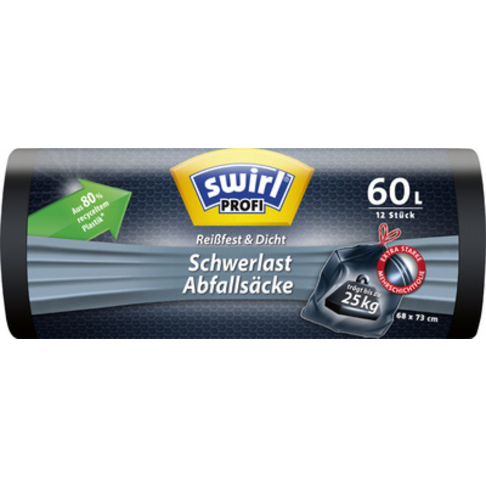 Profi Sac poubelle renforcé, 120 litres, noir
