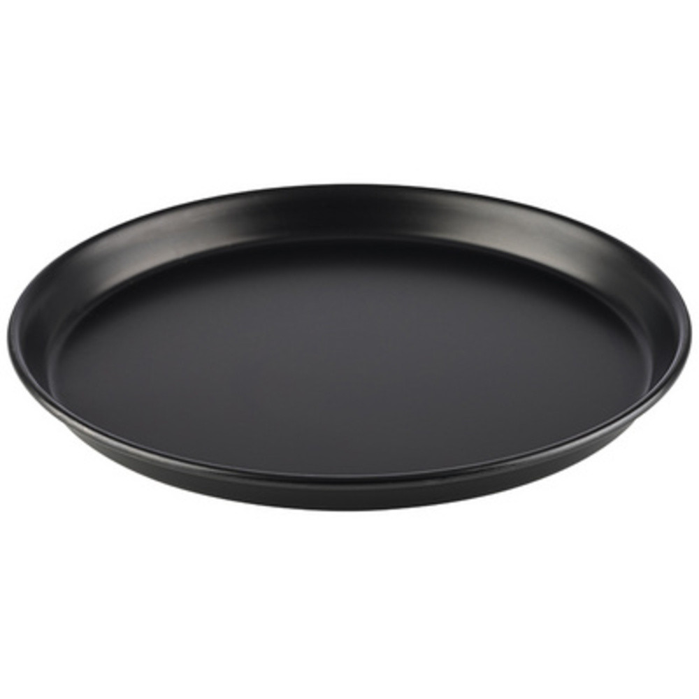 Plaque à pizza, diamètre: 180 mm, noir