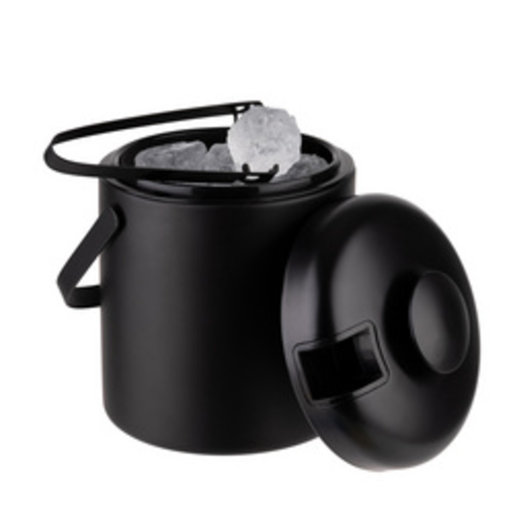 Seau à glaçons POLAR, acier inoxydable, 1,3 litre,argent