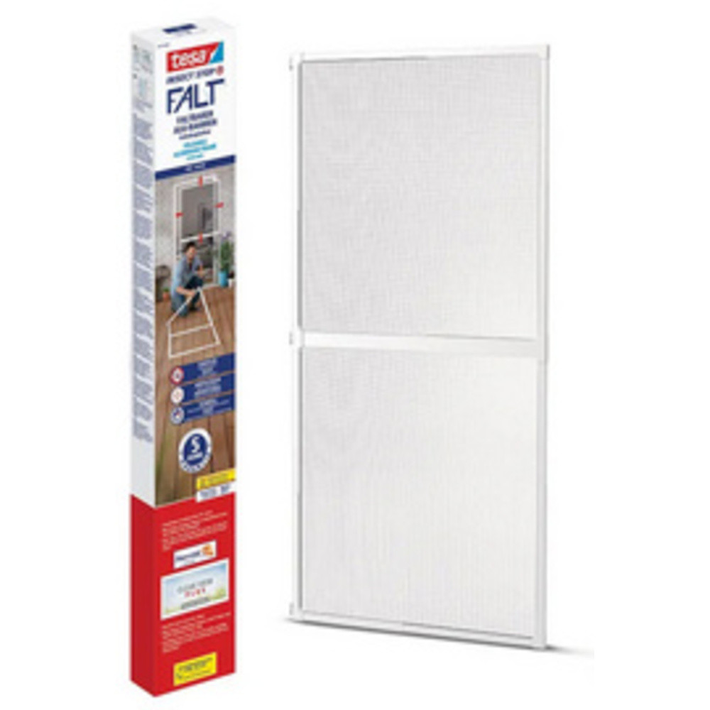 TESA Moustiquaire pour porte ALU FALT, blanc