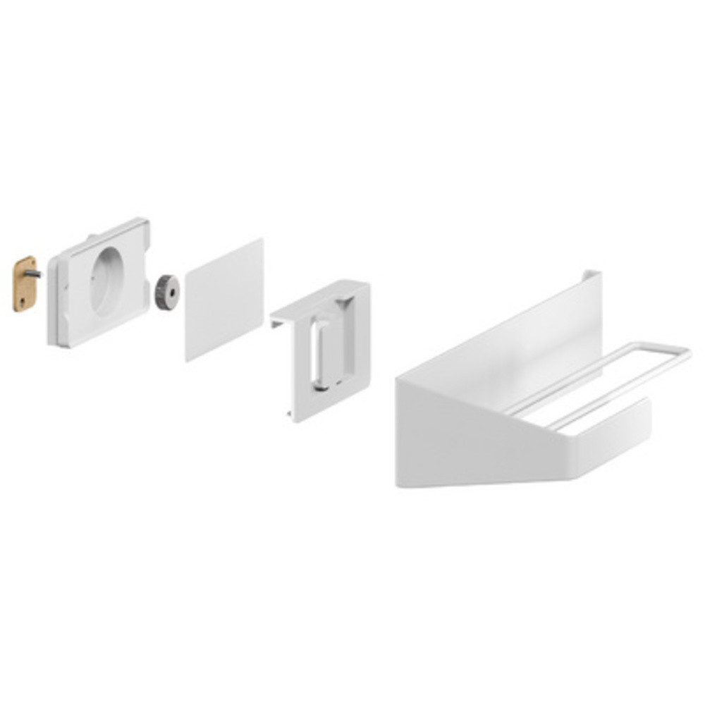KITCHEN Porte-rouleau de cuisine, blanc