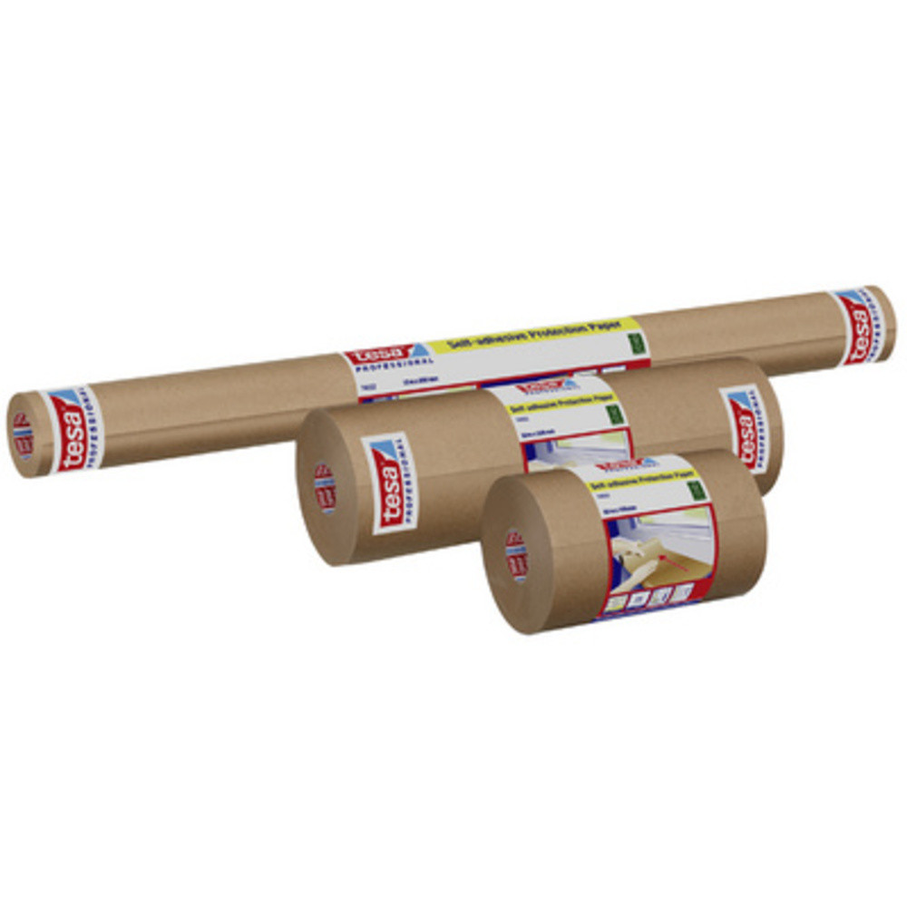 Papier de protection, autocollant, 150mm x 50m, marron