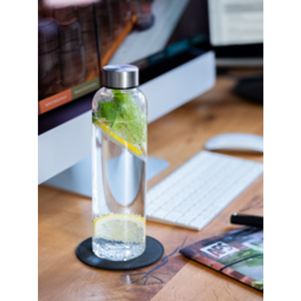 Gourde EVERFILL, en verre, 1 litre, transparent