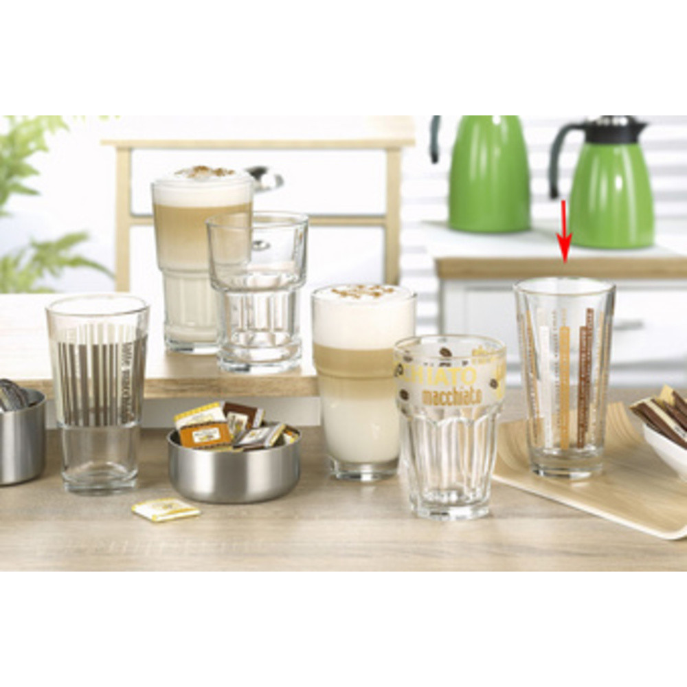 Verre à latte macchiato LINES, 370 ml