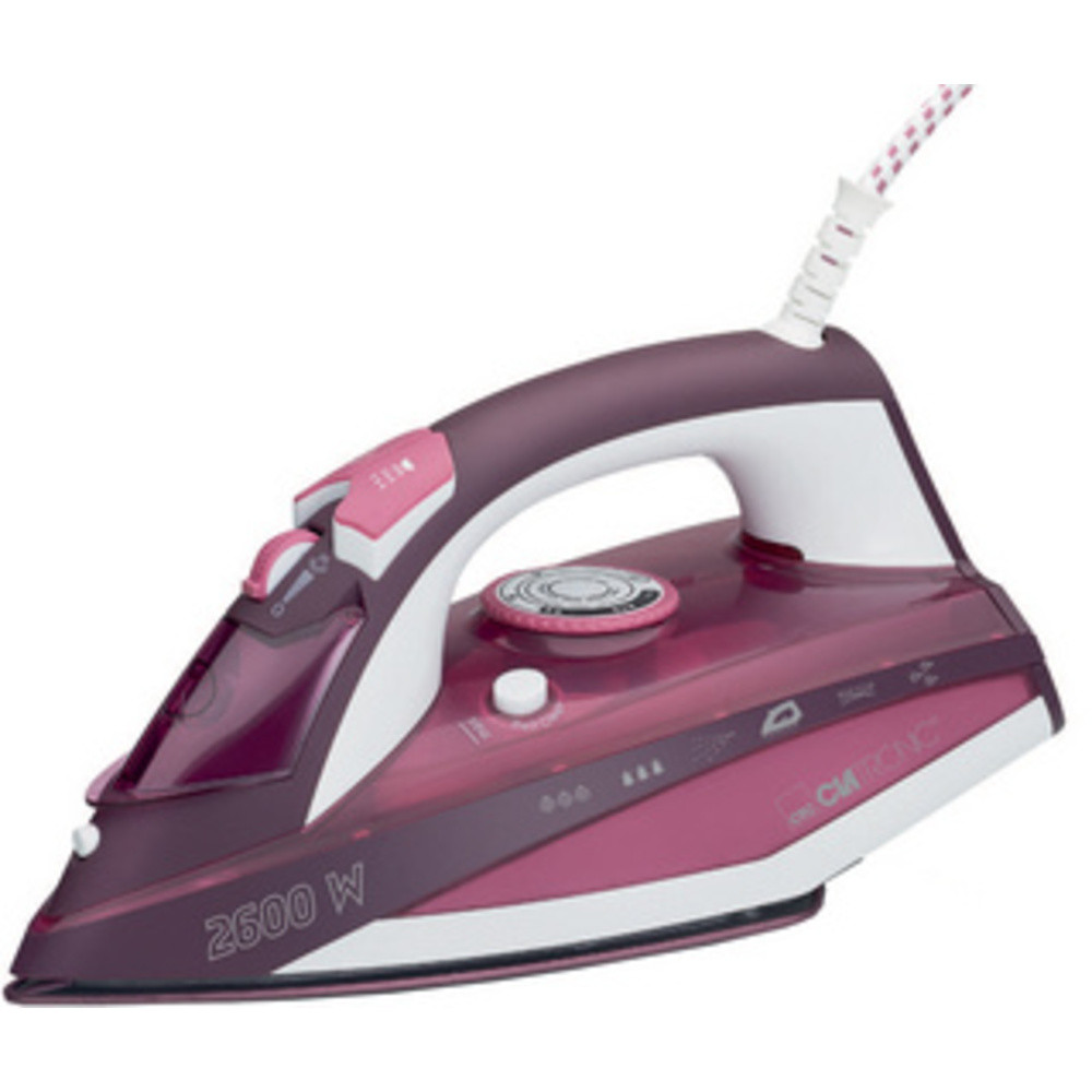 Fer à repasser vapeur 2600W Clatronic DB 3705 Blanc/rouge