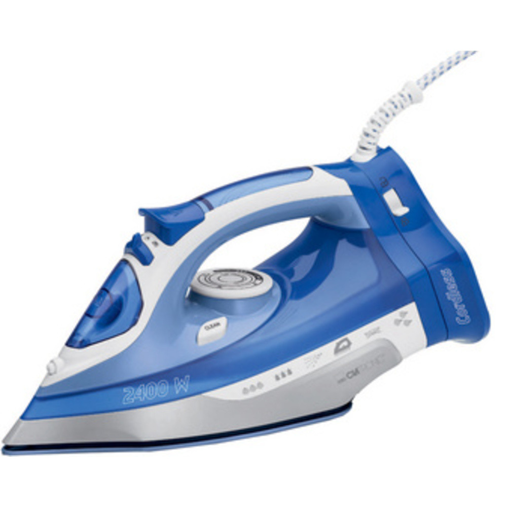 CLATRONIC Fer  repasser  vapeur DB 3706, blanc / bleu