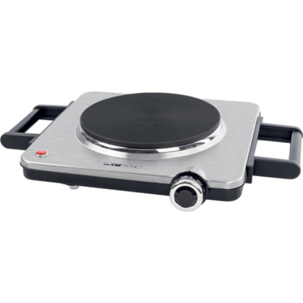 Plaque de cuisson simple en acier inoxydable Clatronic EKP3788E