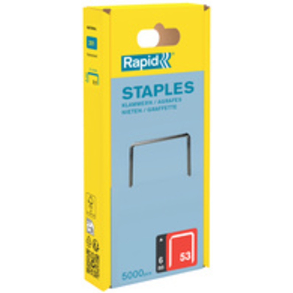 Rapid Agrafe fil fin no. 53, 10 mm, grand paquet