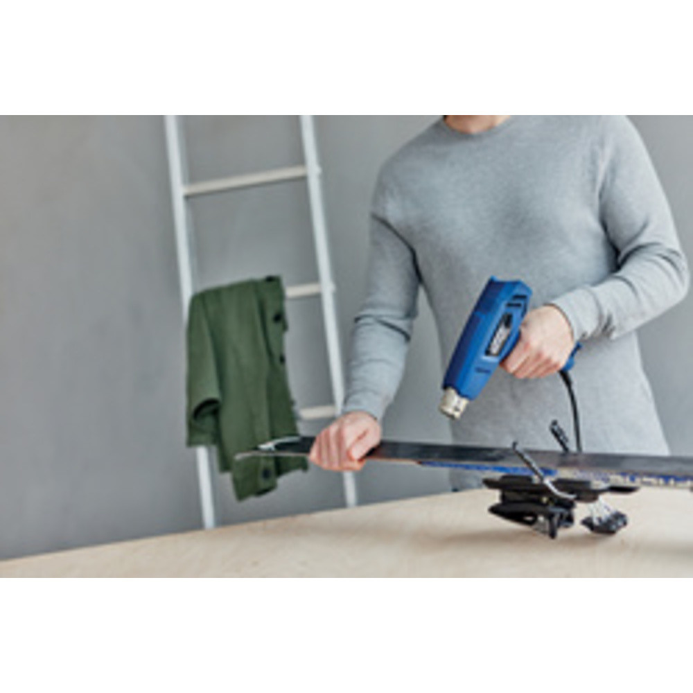 Rapid Pistolet à air chaud R1600, 1.600 watts, bleu