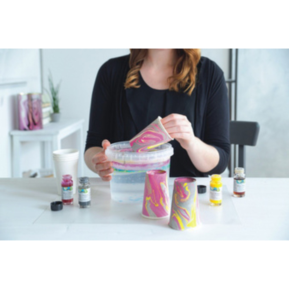 Peinture à marbrer 'Magic Marble', set de peintures