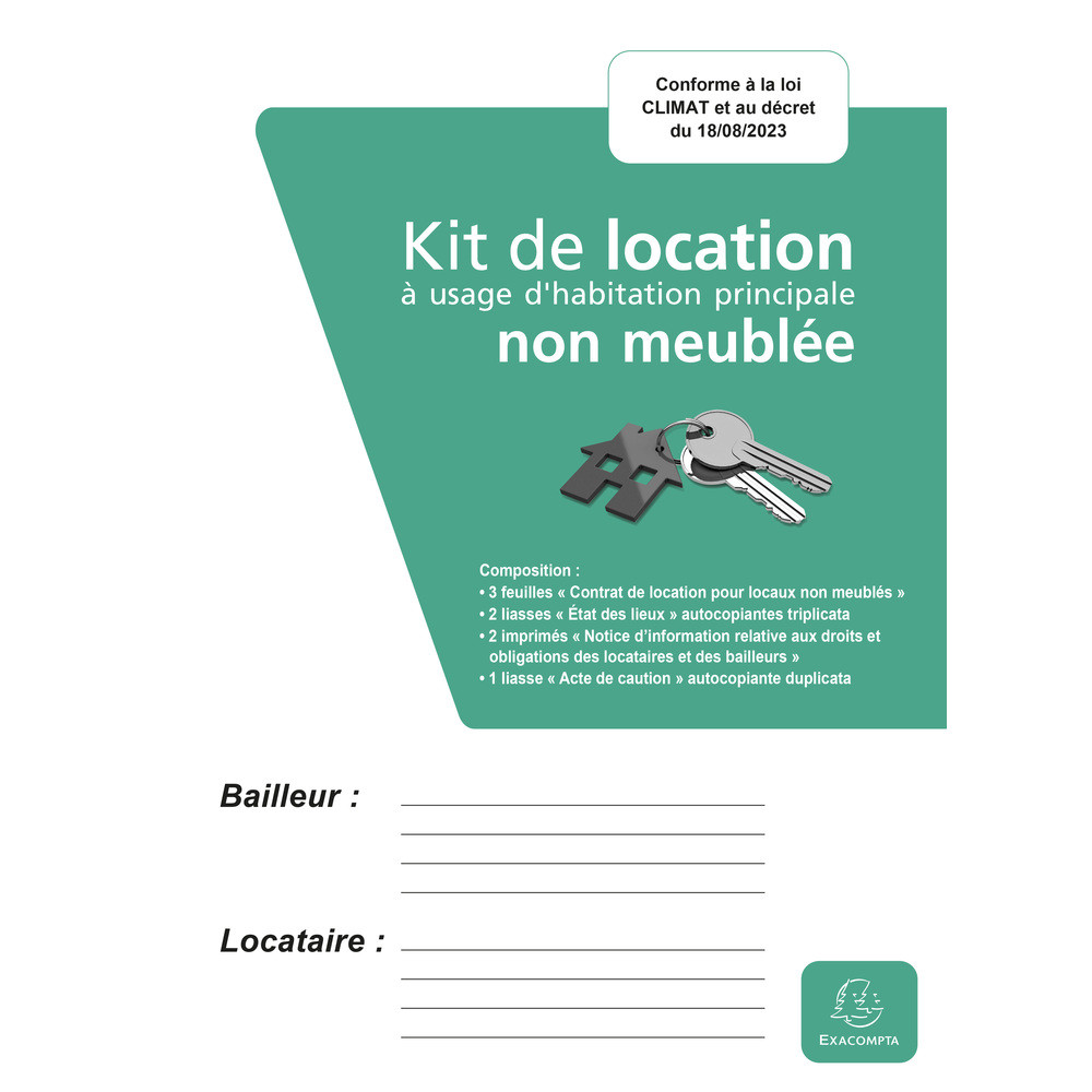 EXACOMPTA Kit location non meuble - Vert