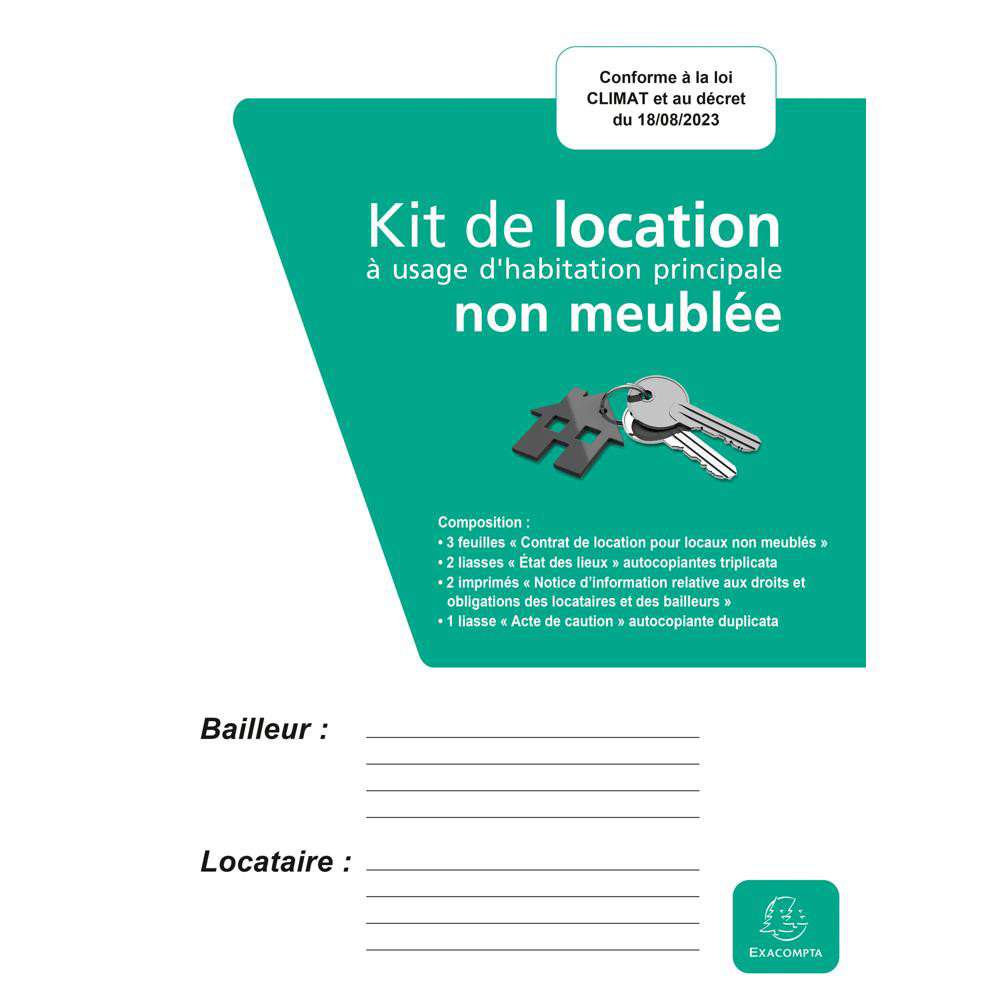 EXACOMPTA Kit location non meublée