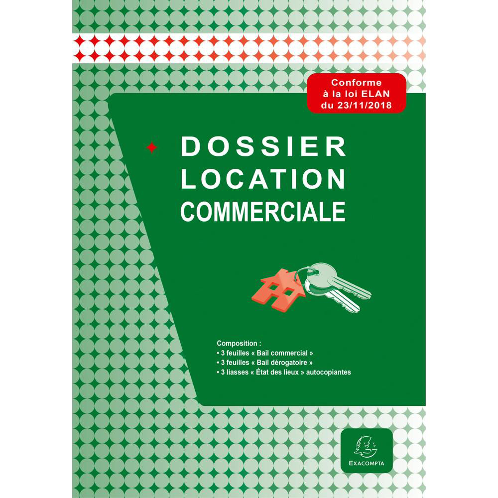 EXACOMPTA Dossier location commerciale - Vert