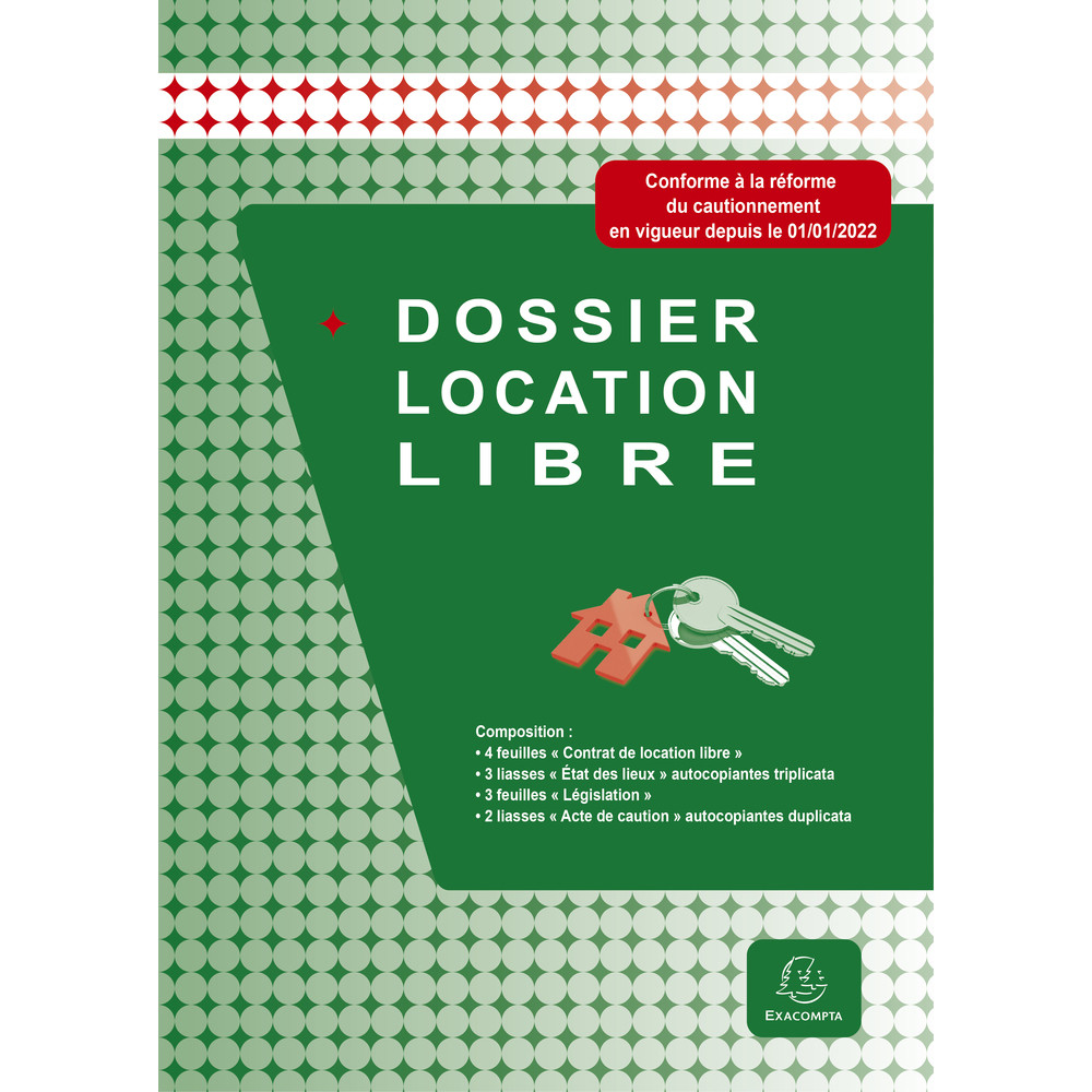 EXACOMPTA Dossier location libre - Vert