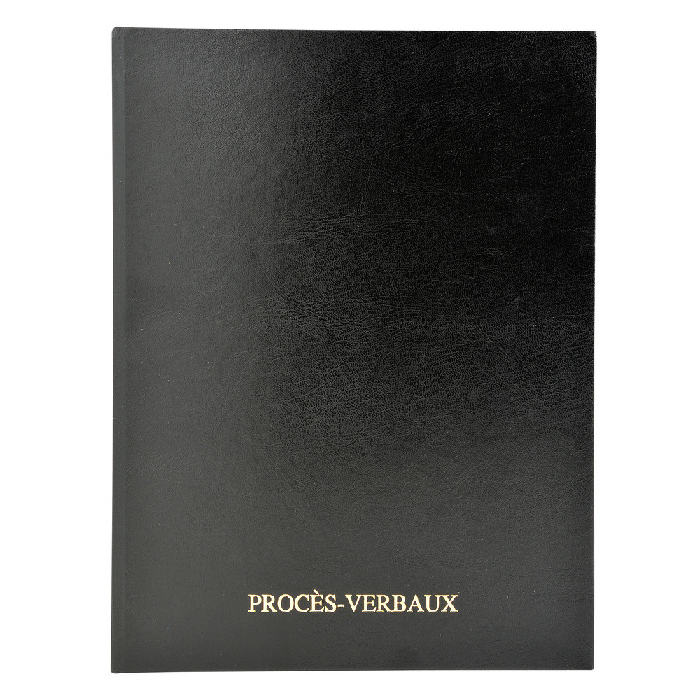 EXACOMPTA Registre  onglets 32x25cm - Procs-verbaux 200 pages - Noir