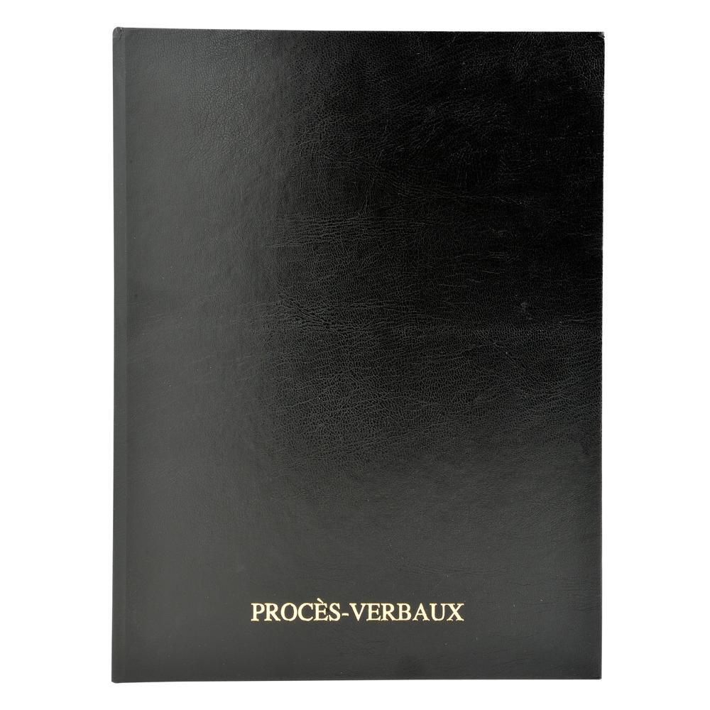 EXACOMPTA Registre à onglets 32x25cm - Procès-verbaux 200 pages - Noir