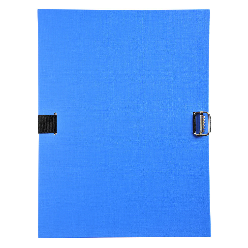 EXACOMPTA Chemise  sangle dos extensible avec rabat en pied et boucle  coulisseau crant - polypropylne - Couleurs assorties