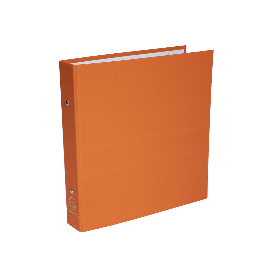 EXACOMPTA Classeur rembord polypropylne format ecolier 2 anneaux 30mm - 230x215mm - Couleurs assorties