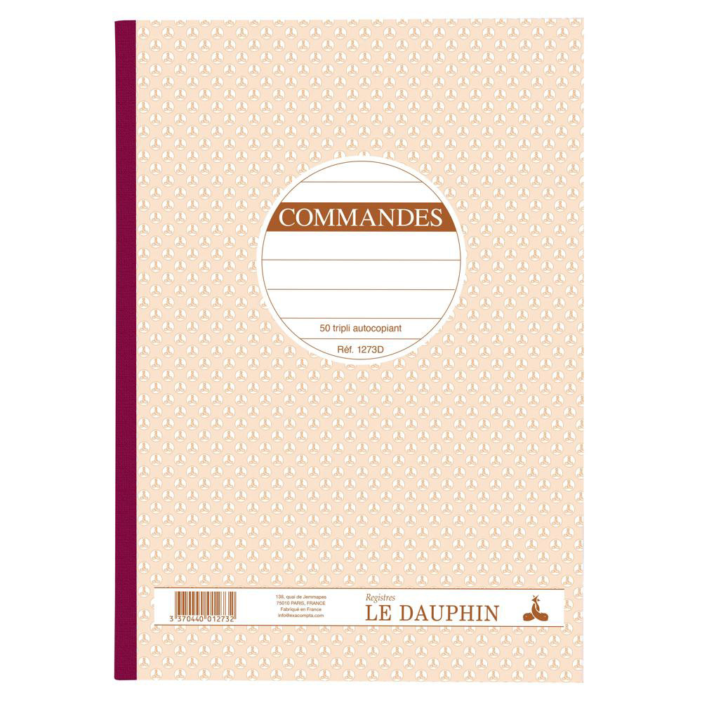 LE DAUPHIN Manifold autocopiant 297X210 Commandes 50 tripli - Avoine