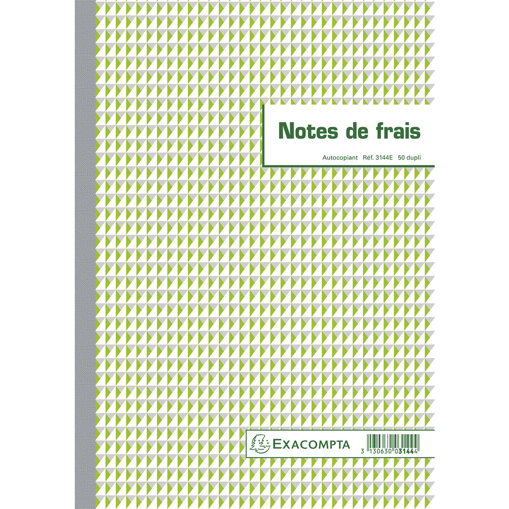 EXACOMPTA Manifold Note de frais 29,7x21cm 50 feuillets dupli autocopiants