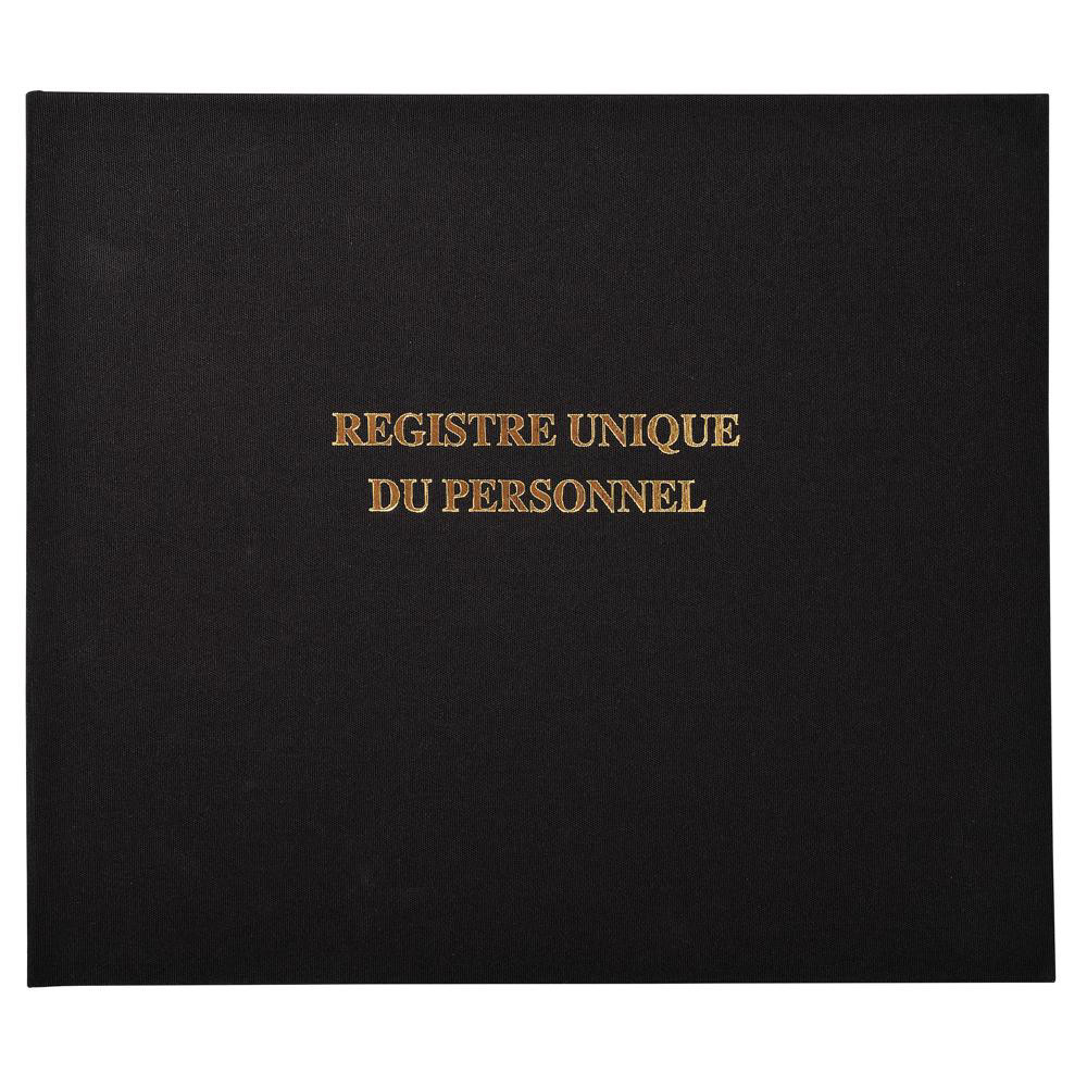 EXACOMPTA Registre 27x32cm - Registre unique du personnel (salaris et stagiaires) - 100 pages