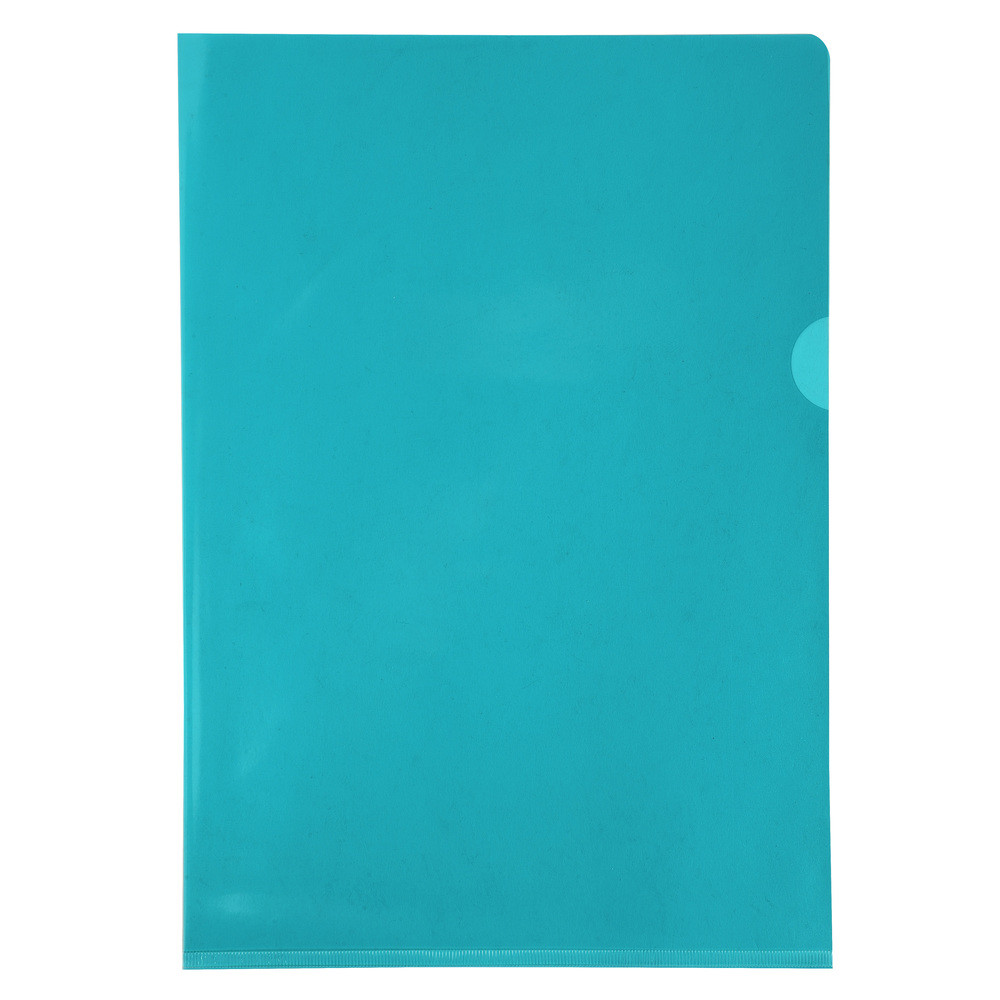EXACOMPTA Etui carton de 100 pochettes coin PVC lisse haute rsistance 13/100e - A4 - Vert