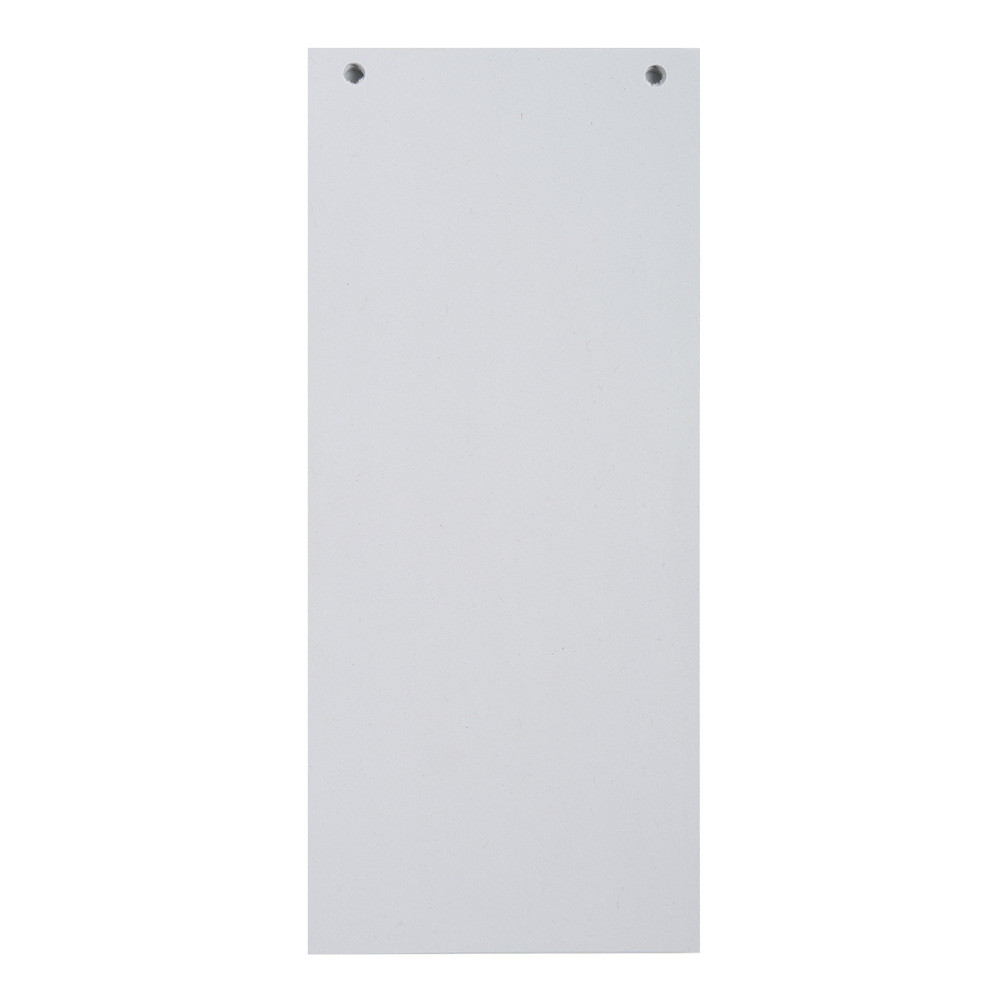 EXACOMPTA Paquet 100 fiches intercalaires horizontales unies perfores Forever - 105x240mm - Blanc