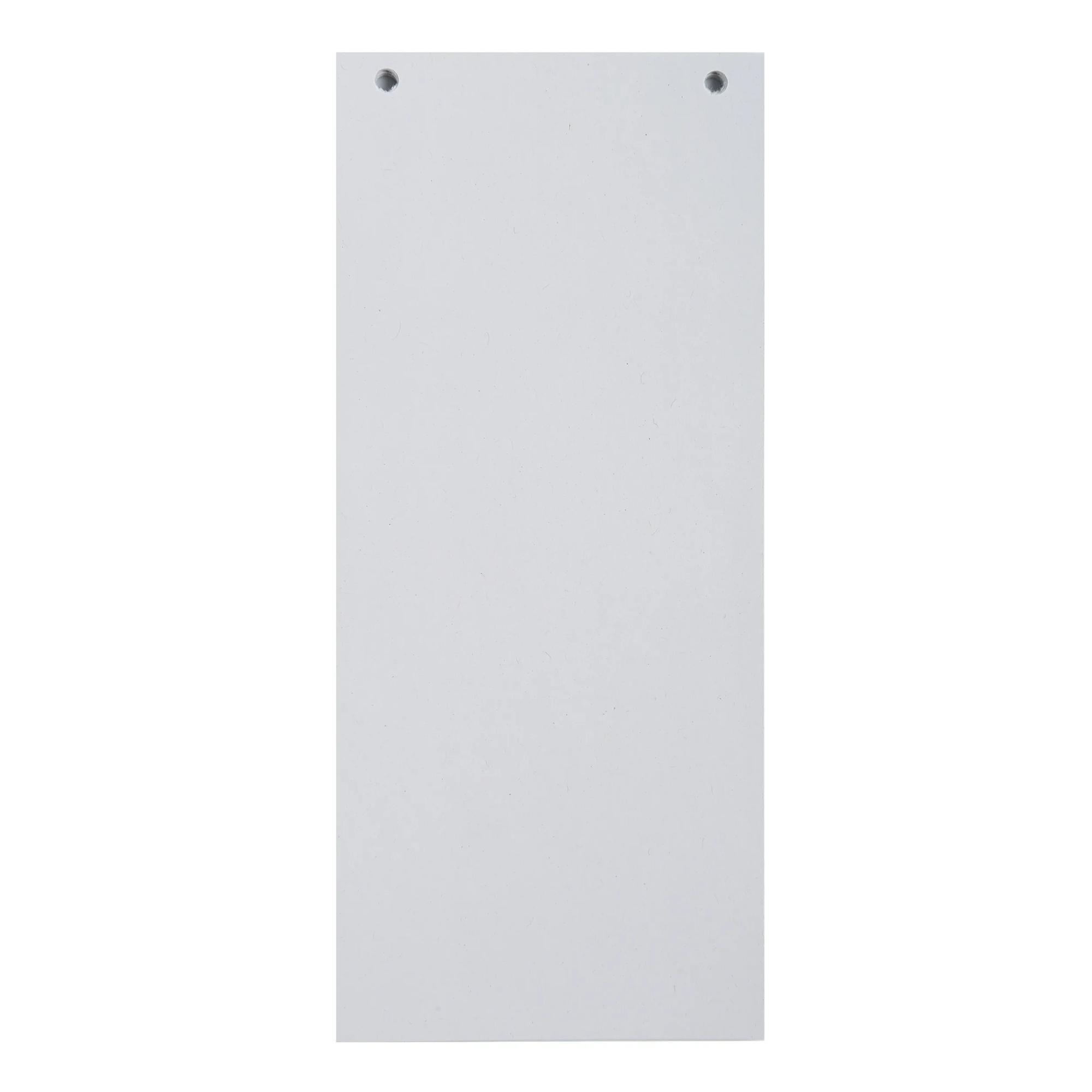 EXACOMPTA Paquet 100 fiches intercalaires horizontales unies perforées Forever - 105x240mm - Blanc
