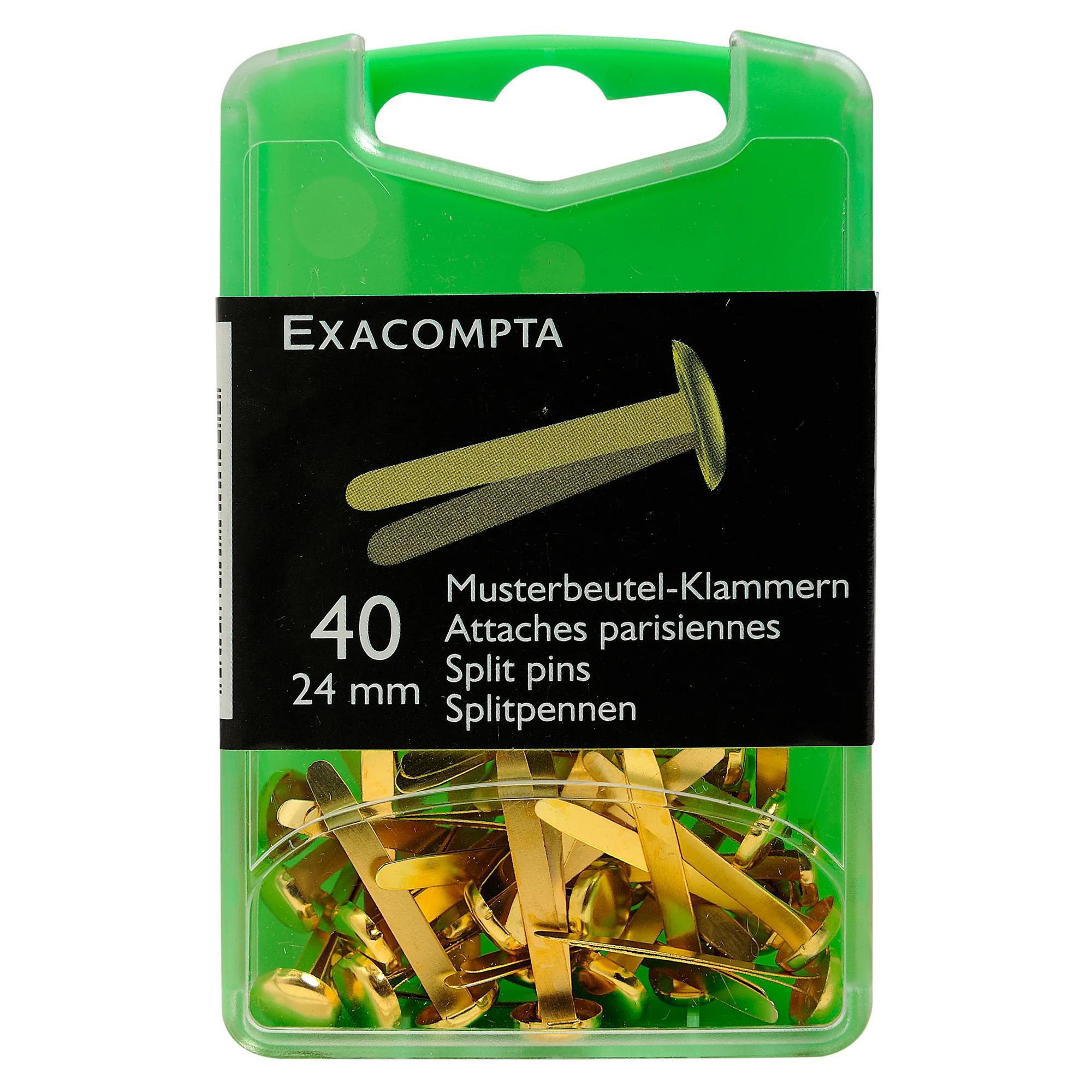 Exacompta Boîte de 40 attaches parisiennes 24mm