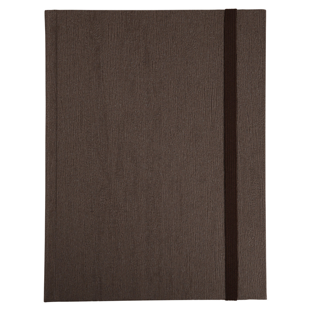 LE DAUPHIN Carnet Nature 170x110, 192 pages lignes - Marron / Noir