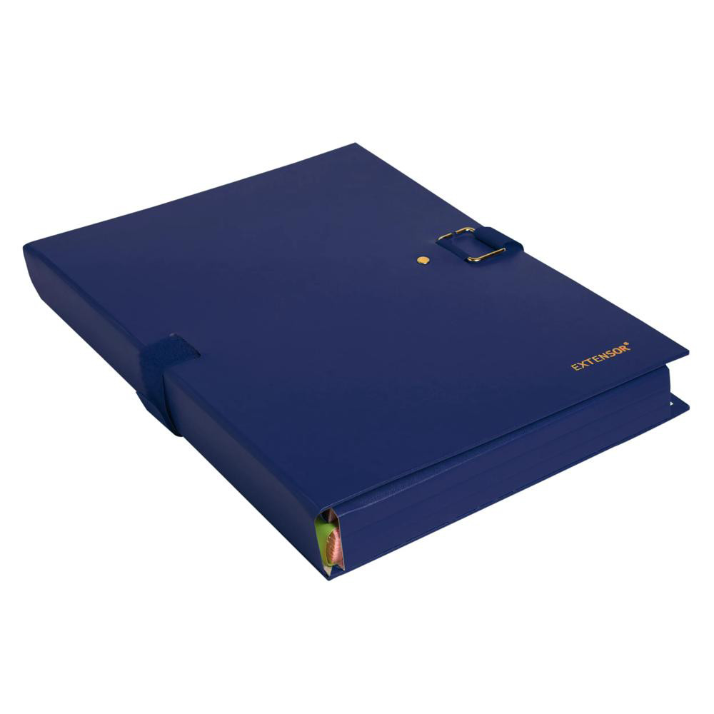 EXACOMPTA Chemise dos extensible Extensor - 24x32cm - Bleu