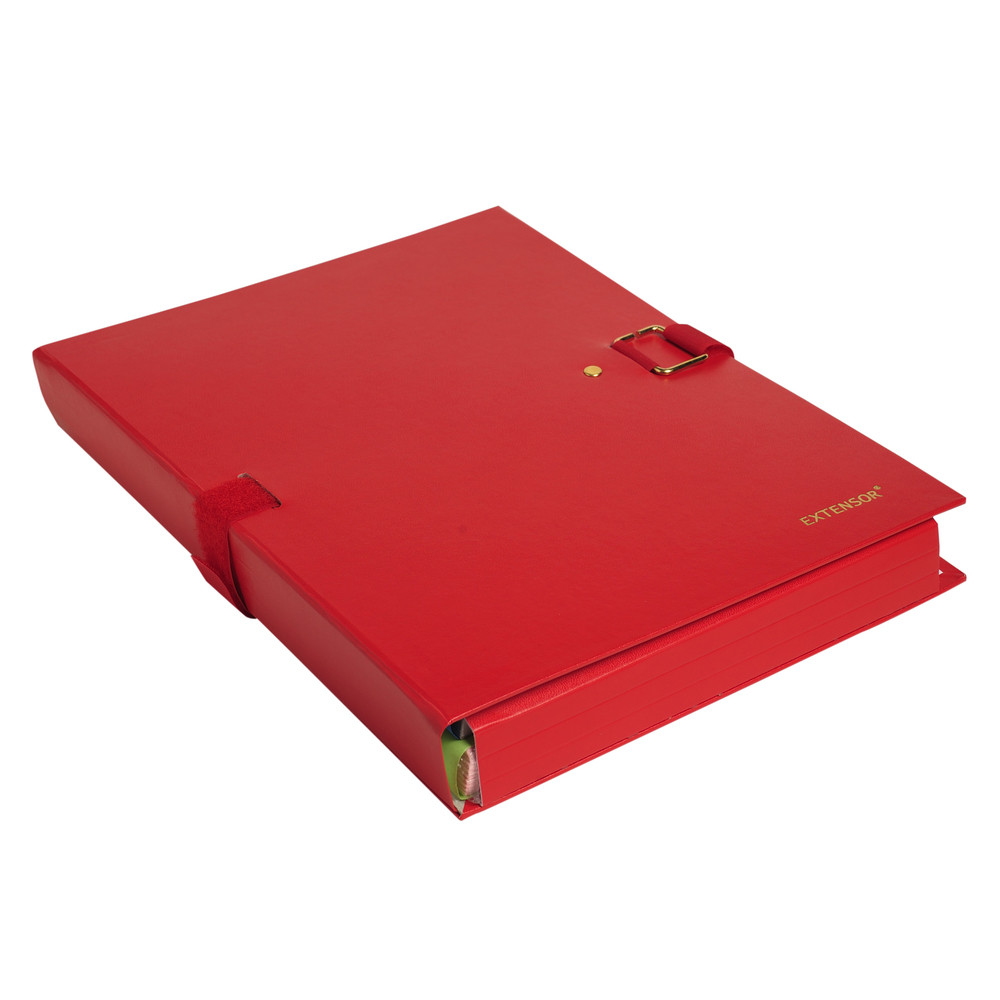 EXACOMPTA Chemise dos extensible Extensor - 24x32cm - Rouge