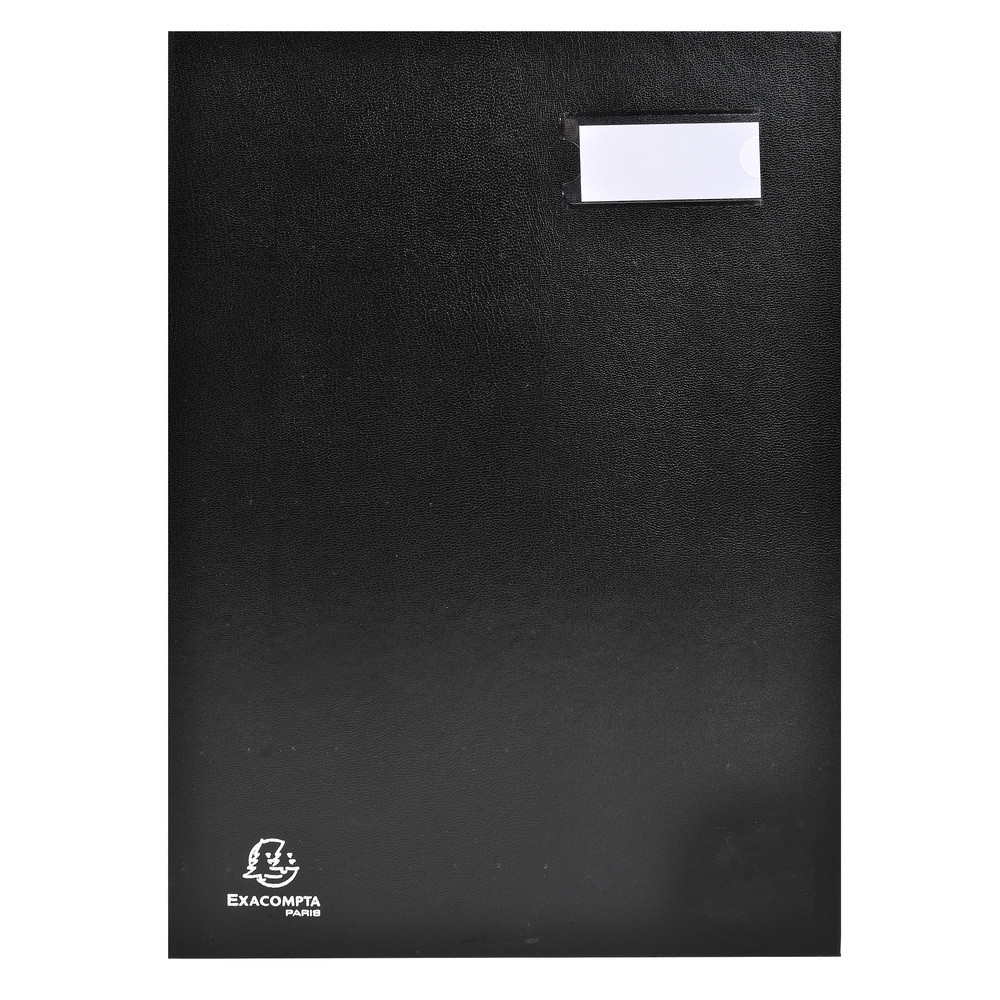 EXACOMPTA Parapheur direction dos a soufflets - 16 compartiments - Noir