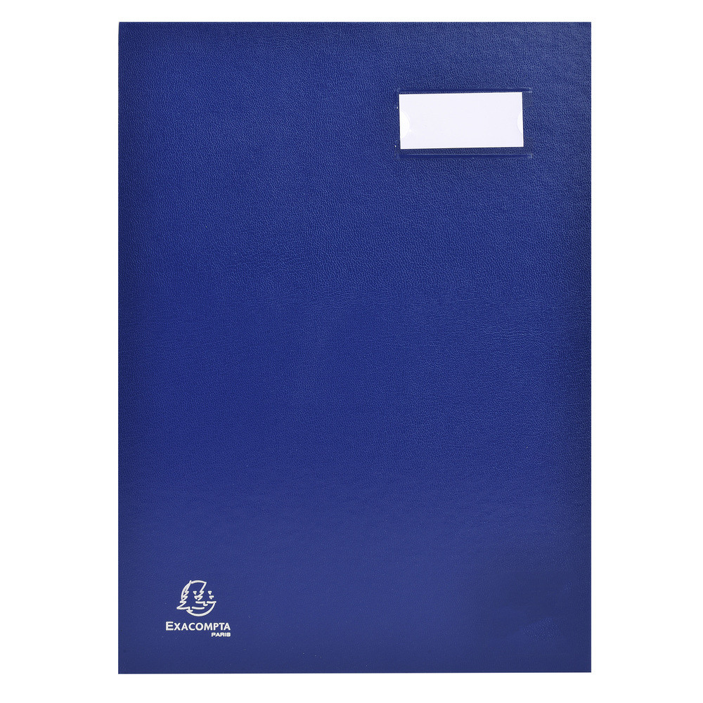 EXACOMPTA Parapheur direction dos  soufflets - 18 compartiments - Bleu