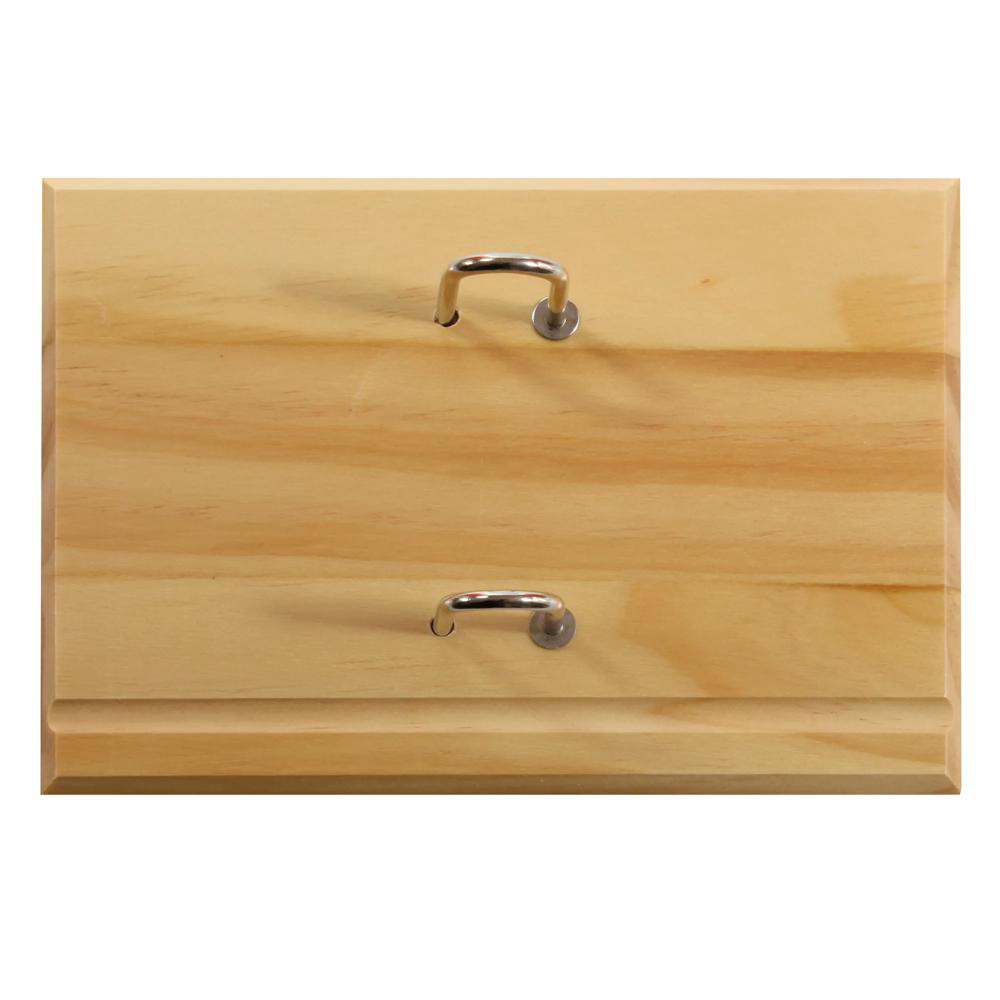 EXACOMPTA Socle en bois pour Bloc-pratic - Marron clair