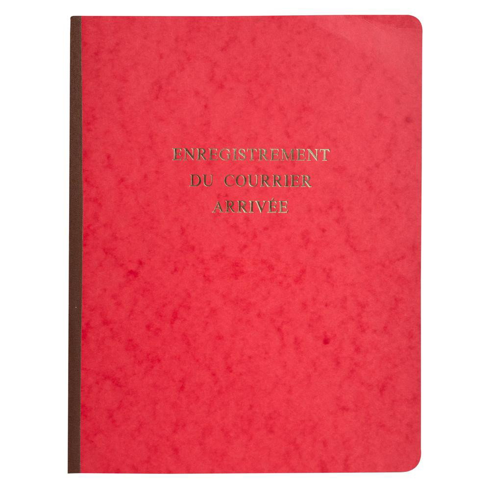 LE DAUPHIN Piqûre 320X240 Courrier arrivée 80 pages - Rouge