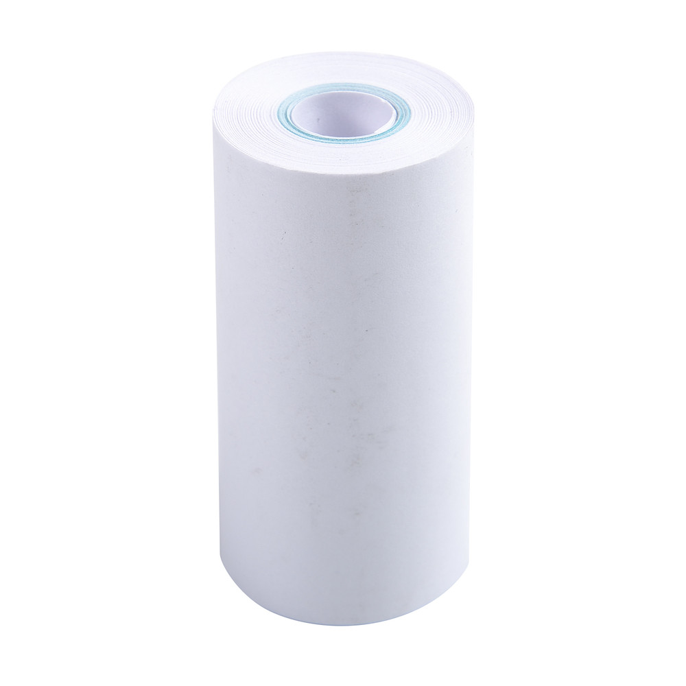 EXACOMPTA Bobine sans mandrin pour machines  calculer 57x25 mm - 1 pli offset extra-blanc 60g/m2. - Blanc