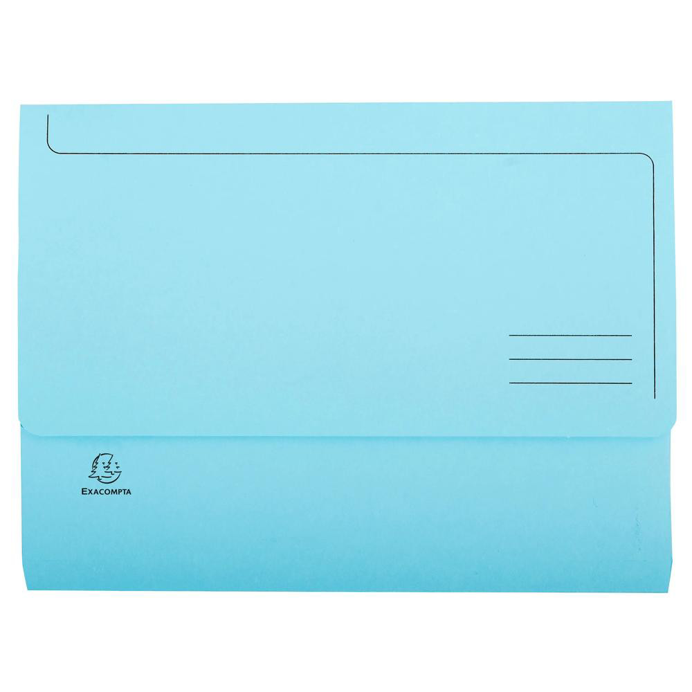 EXACOMPTA Paquet de 25 chemises poche SUPER 210 - 24,5x32,5cm - Couleurs assorties