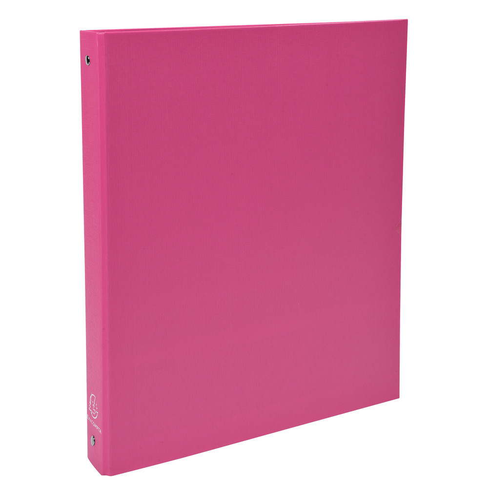 EXACOMPTA Classeur rembord polypropylne 4 anneaux 30mm - A4 - Rose