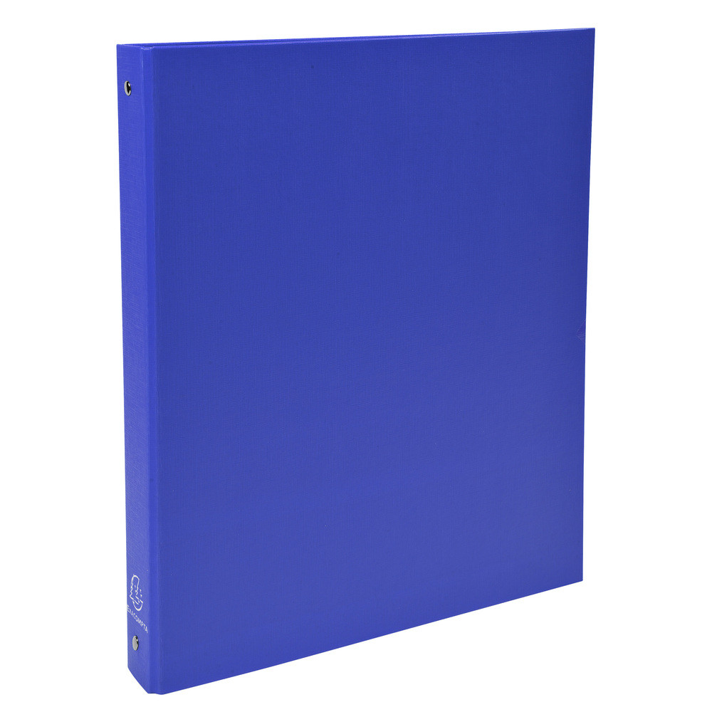 EXACOMPTA Classeur rembord polypropylne 4 anneaux 30mm - A4 - Bleu