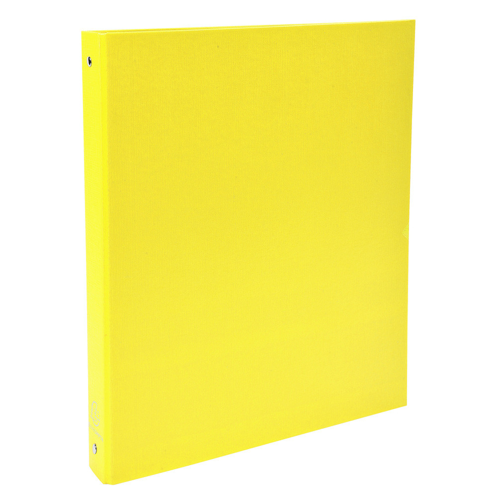 EXACOMPTA Classeur rembord polypropylne 4 anneaux 30mm - A4 - Jaune