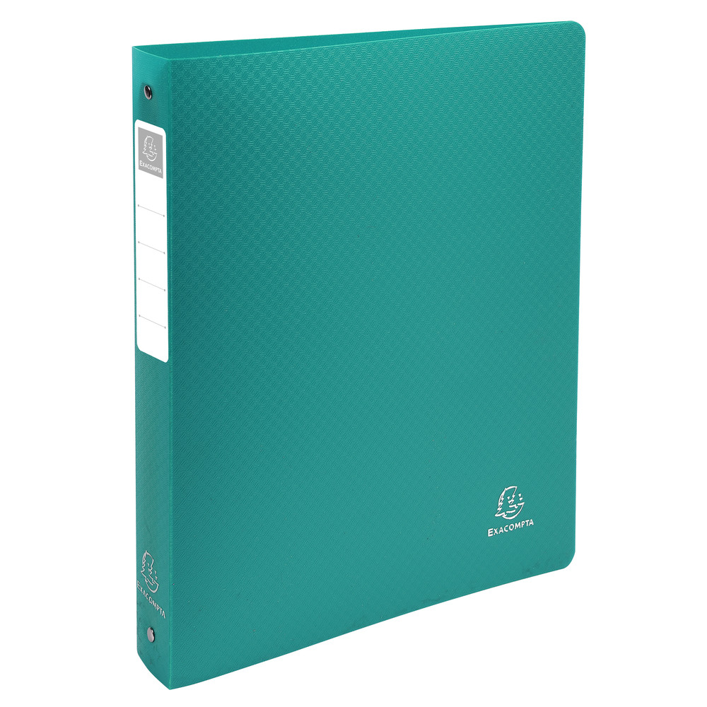 EXACOMPTA Classeur 4 anneaux 30mm polypropylne OPAK rigide 10/10e - A4 Maxi. - Vert fonc