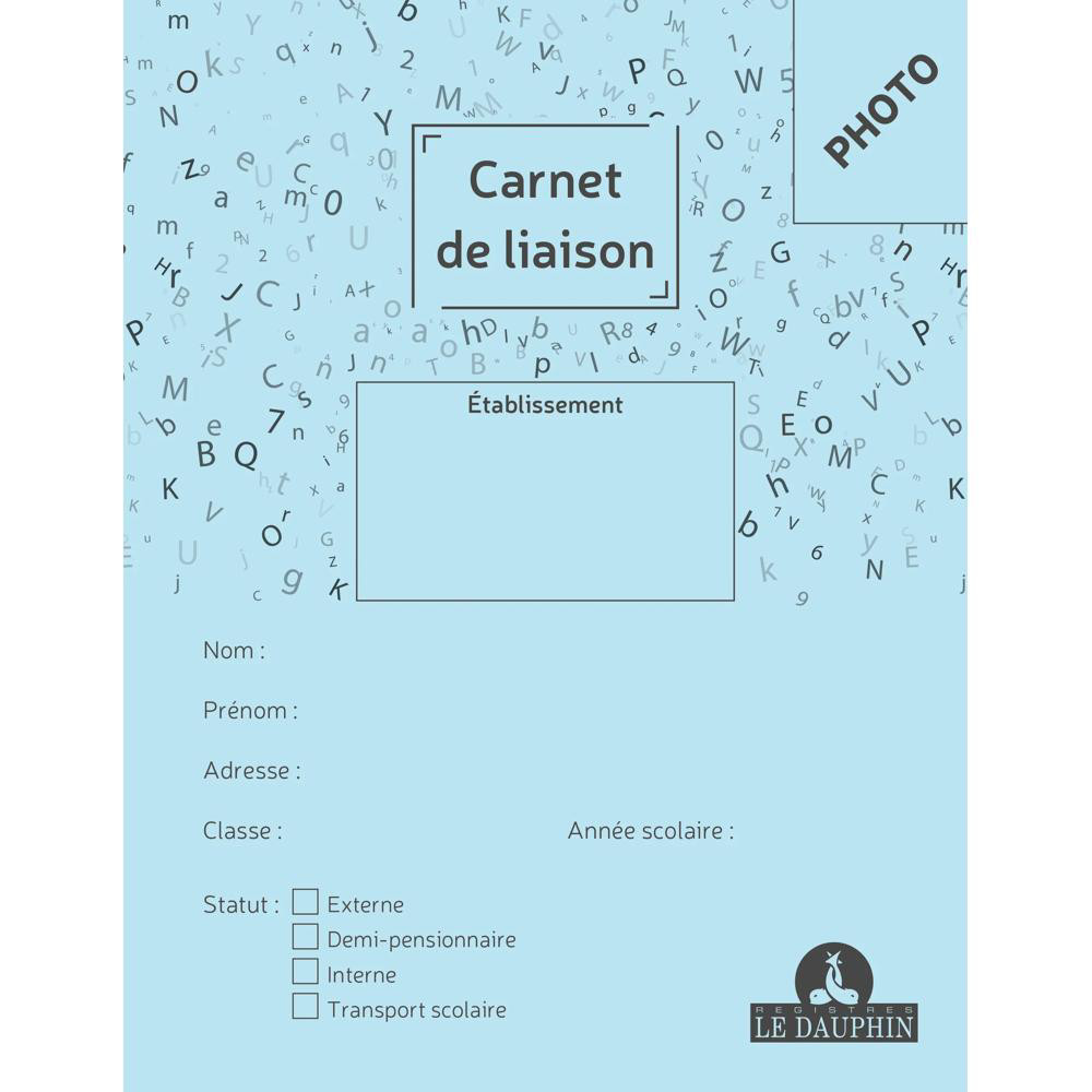 LE DAUPHIN Carnet de liaison, 170X220, 72 pages